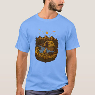 T-shirt FILLE de CAMP sauvage