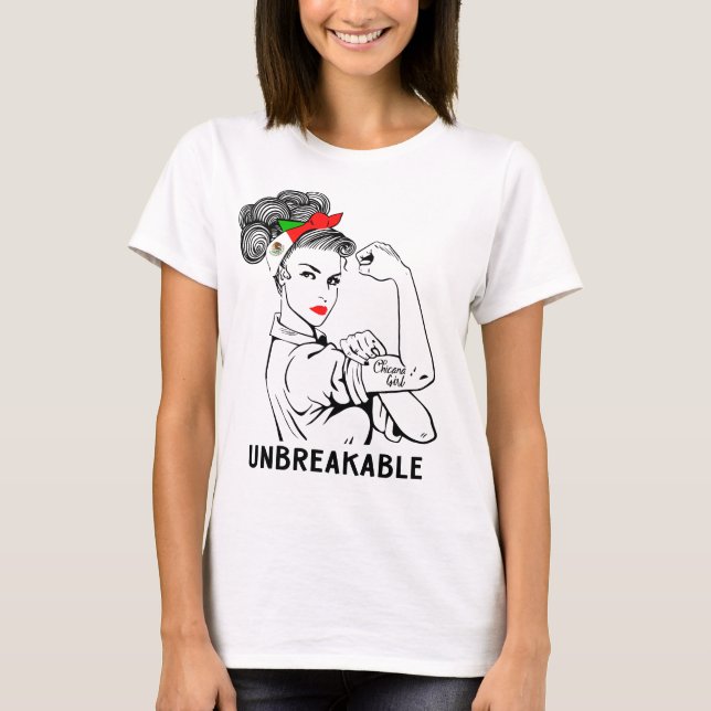 T-shirt Fille de Chicana incassable (Devant)