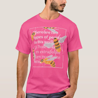 T-shirt Fille de citation d'abeille