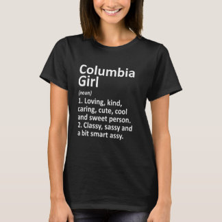 T-shirt Fille de Columbia Ky Kentucky Drôle Cité Maison Ra