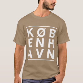 T-shirt Fille de Copenhague Kbenhavn By Danemark