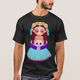 T-shirt Fille de crâne à sucre