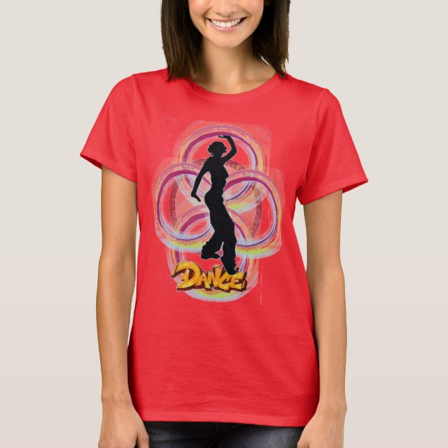 T-shirt fille de danse (Devant)