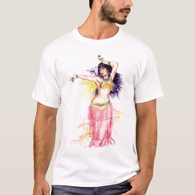 T-shirt fille de danse (Devant)
