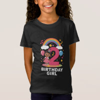 Fille de deux ans anniversaire Fille mignonne 2ème