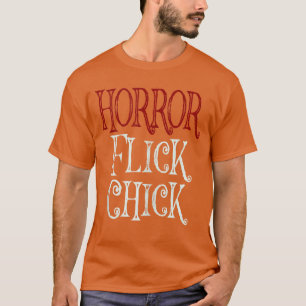 T-shirt Fille de film d'horreur Enthousiaste de film d'Hal