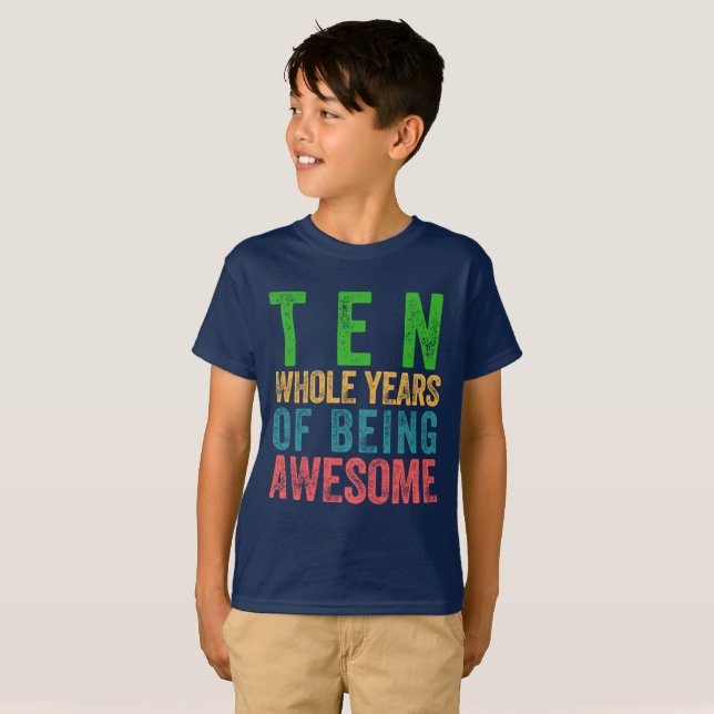 T-shirt Fille de garçon d'enfant de fête d'anniversaire de (Devant entier)