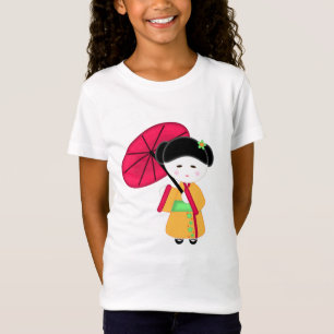 T-Shirt Fille de geisha japonaise