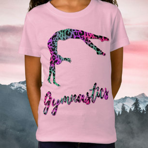 T-Shirt Fille de gymnastique sauvage   Gymnastique Poster 