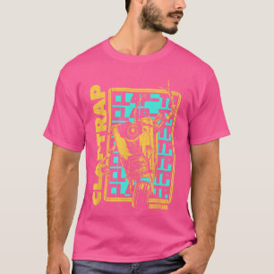 T-shirt Fille de jeu vidéo répétant Claptrap Borderlands