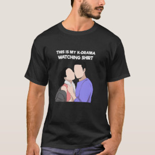 T-shirt Fille de K-Drama Fan de Drame Coréen Regardant K-D