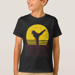 T-shirt Fille de karaté vintage 