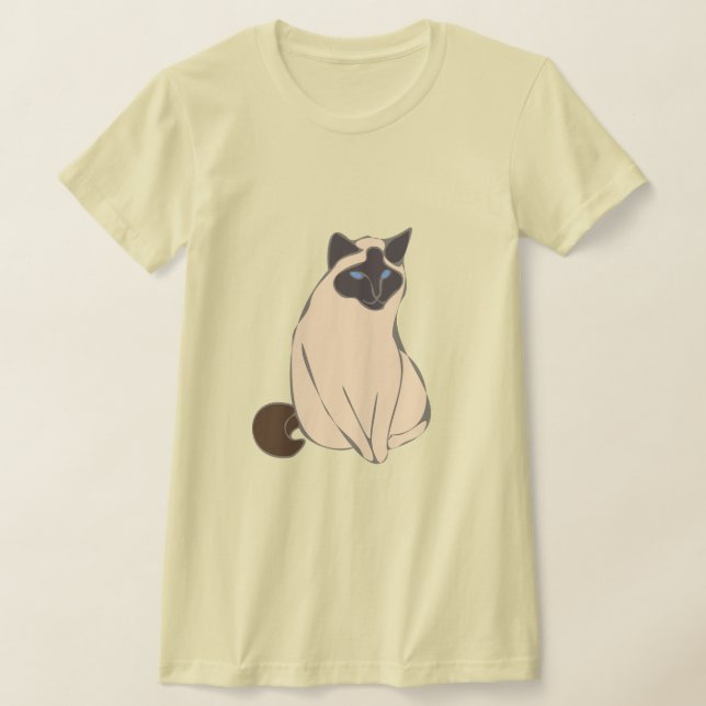 T-shirt Fille de la dame aux chats  (Poser)