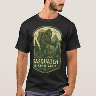 T-shirt fille de la famille du club de randonnée Sasquatch