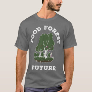 T-shirt Fille de la forêt alimentaire comestible de permac