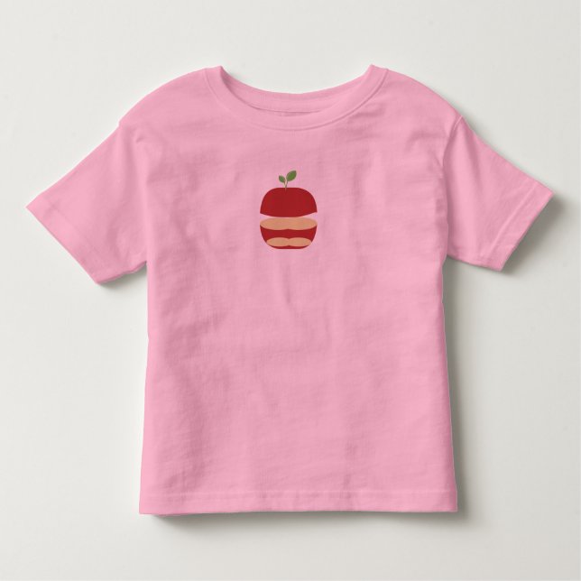 T-shirt fille de la pomme douce (Devant)