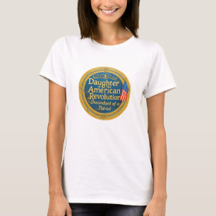 T-shirt Fille de la révolution américaine descendante d'un
