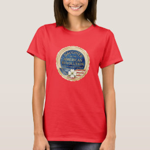 T-shirt Fille de la Révolution américaine Patriot USA
