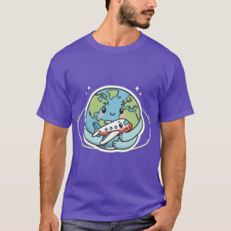 T-shirt Fille de la Terre