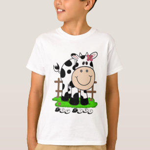T-shirt Fille de la vache des enfants