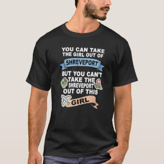 T-shirt Fille de la ville de Shreveport