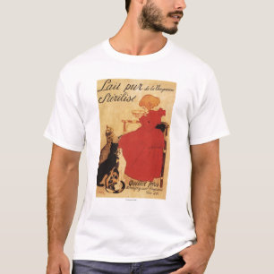 T-shirt Fille de lait de Vingeanne avec des chats