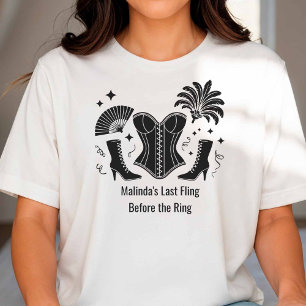 T-shirt Fille de Las Vegas Demoiselle d'Honneur Enterremen