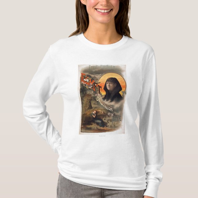 T-shirt Fille de l'Egypte ou de l'A du Theatrical du Nil (Devant)