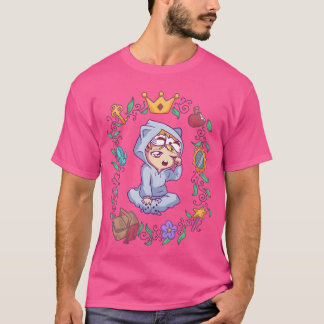 T-shirt Fille de manga d'anime magique fille de conte de f