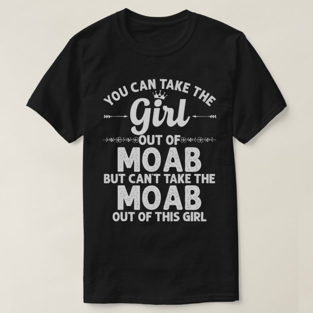 T-shirt Fille de MOAB UT UTAH Cadeau drôle racines maison  (Design devant)