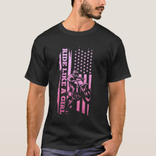 T-shirt Fille de moto cross enduro drôle de motocyclette