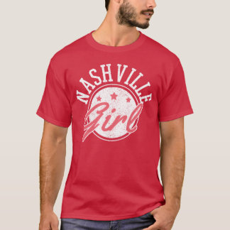 T-shirt Fille de Nashvilleennessee musique country famille