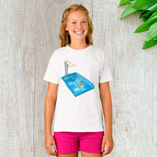 T-shirt fille de natation