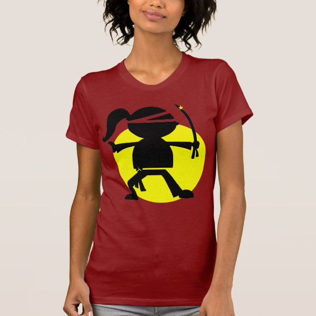 T-shirt Fille de Ninja (Devant)