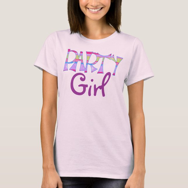 T-shirt Fille de partie (Devant)