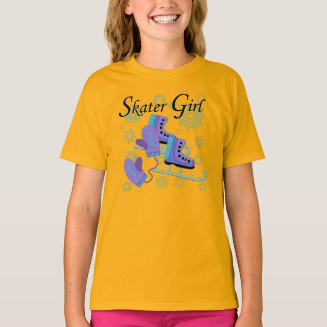 T-shirt Fille de patineur (Devant)