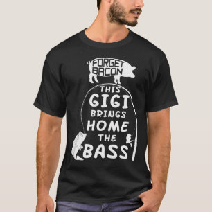 T-shirt Fille de pêche qui aime vraiment la canne à pêche 