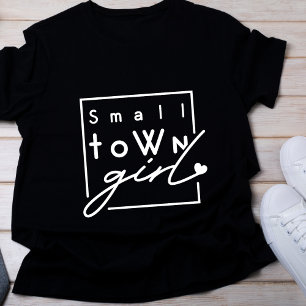 t-shirt fille de petite ville