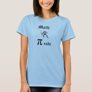 T-shirt Fille de pirate de maths