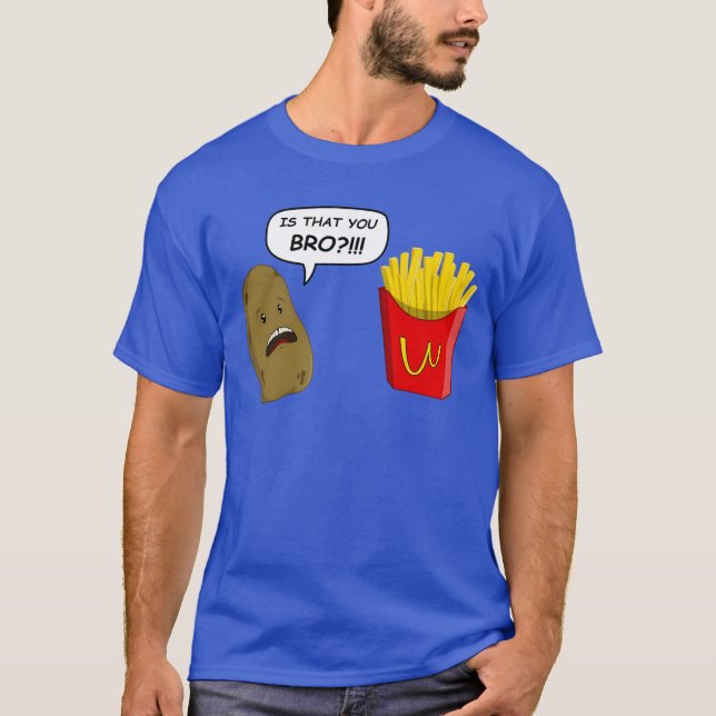 T-shirt fille de pommes de terre (Devant)