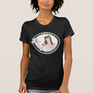 T-shirt Fille de PopChiX de brune