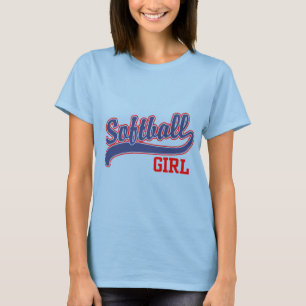 T-shirt Fille de softball
