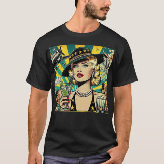 T-shirt Fille de spectacle rétro