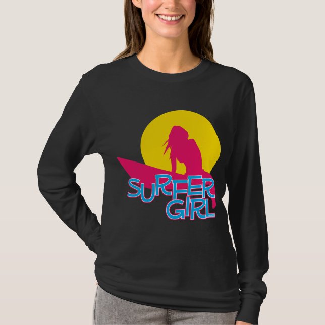 T-shirt Fille de surfer (Devant)