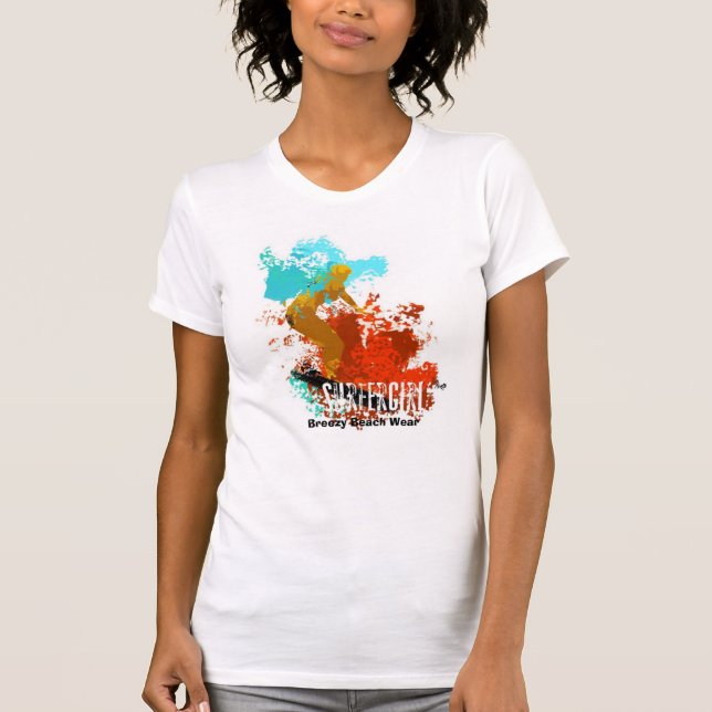 T-shirt Fille de surfer (Devant)