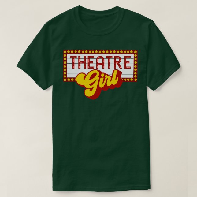 T-shirt Fille de théâtre (Design devant)