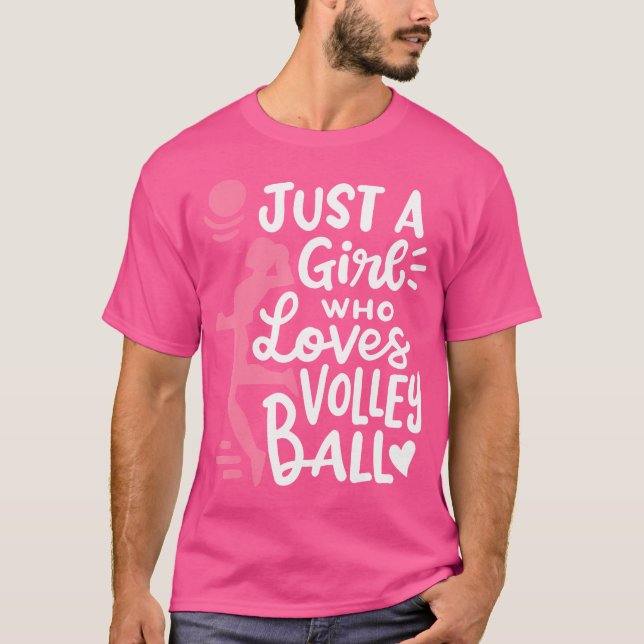 T-shirt Fille de volley-ball (Devant)