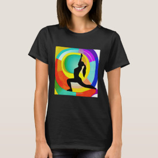T-shirt Fille de yoga Fille Salutation du soleil Méditatio