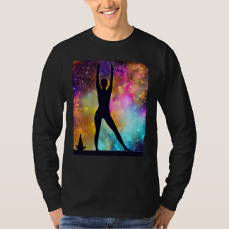 T-shirt Fille de yoga Fille Salutation du soleil Méditatio