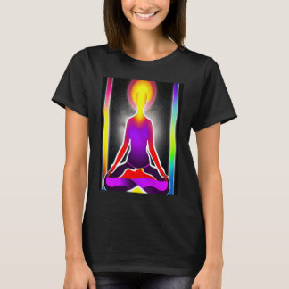T-shirt Fille de yoga Fille Salutation du soleil Méditatio
